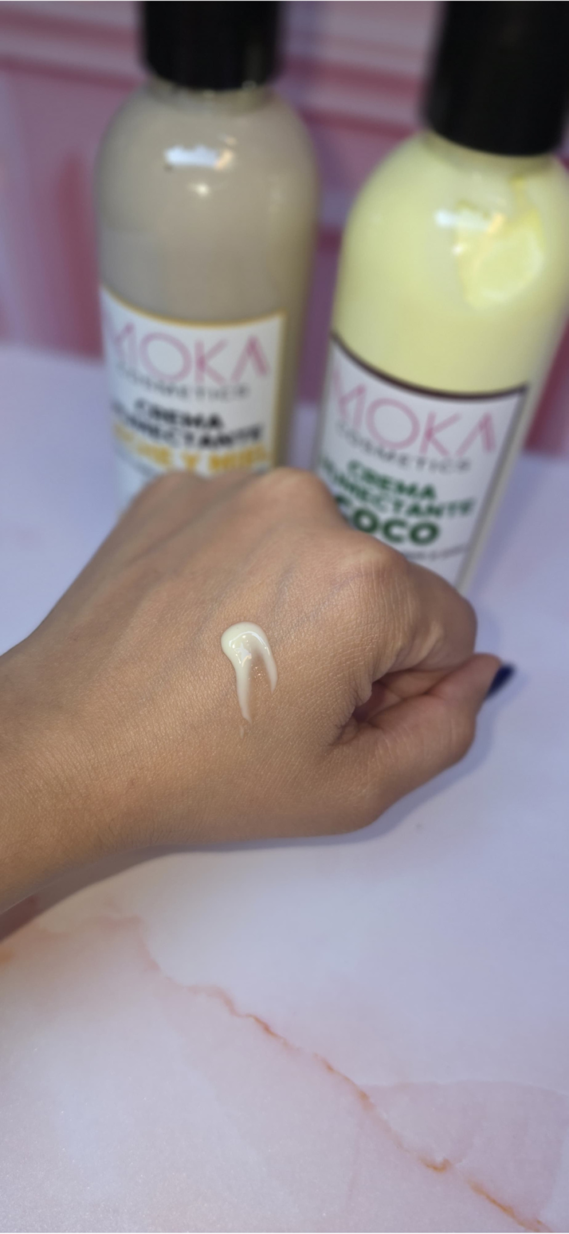 1 Cremas Humectantes Coco y Leche-Miel de MOKA