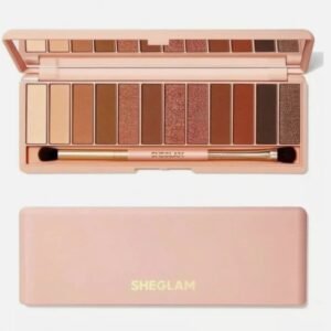 SHEGLAM Burgundy palette 12 Colores larga rosa