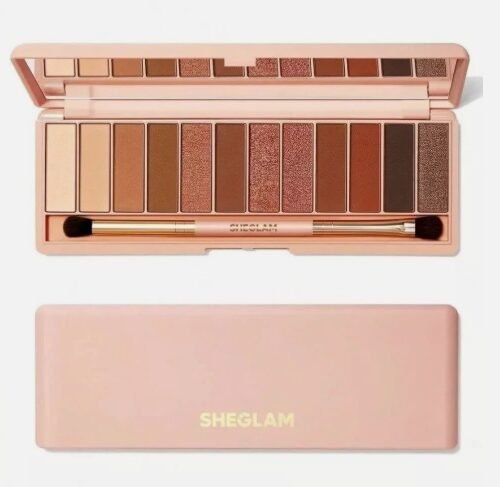 SHEGLAM Burgundy palette 12 Colores larga rosa