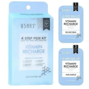 Kit 4 Pasos para Pedicura de Pies de Ushas