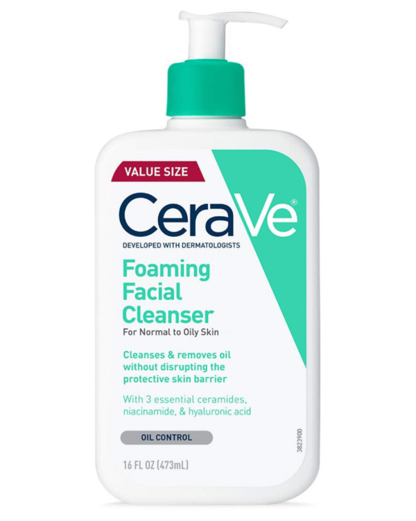 Cerave foaming cleanser for normal to oily skin 16oz