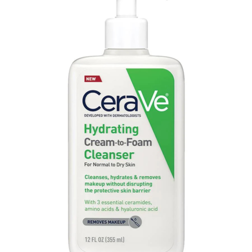 6 Hydrating cream to foam cleanser cerave 16oz