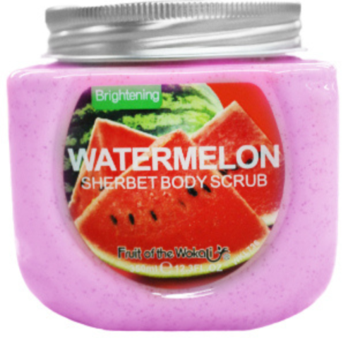 6 Fruit of the wokali Watermelon sherbet body scrub