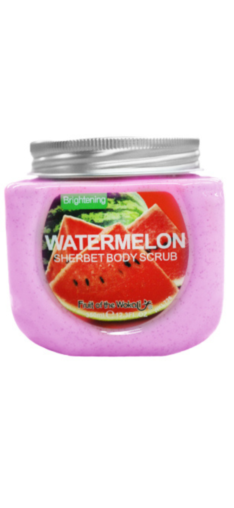 6 Fruit of the wokali Watermelon sherbet body scrub