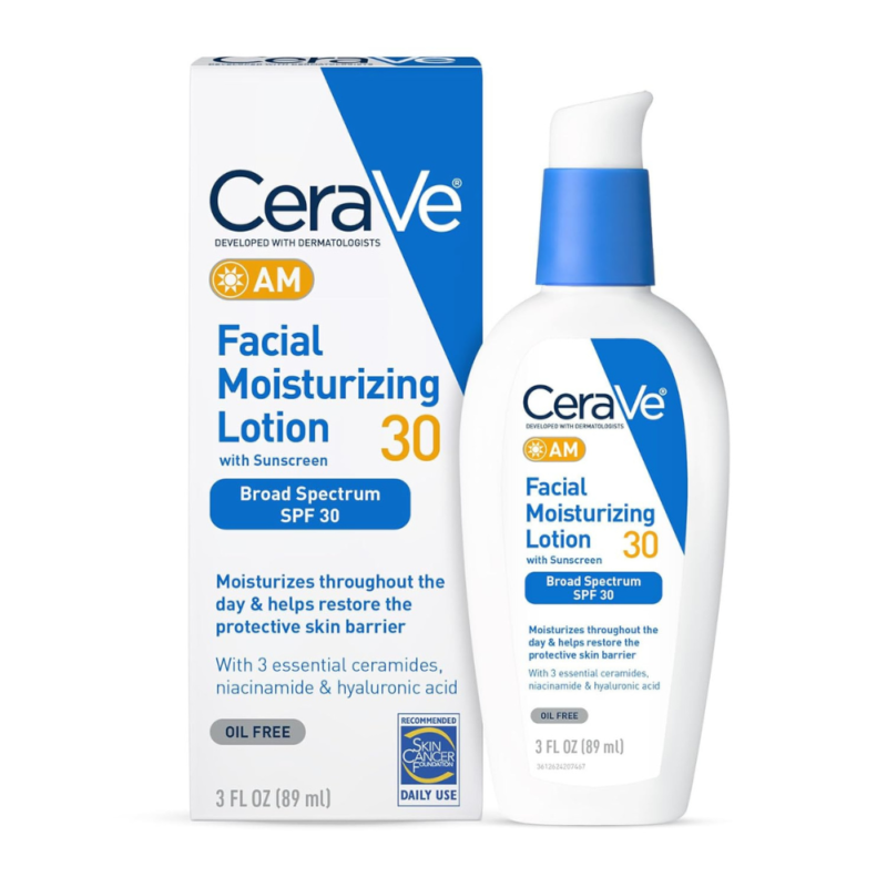 6 Cerave Facial Moisturizing lotion AM with sunscreen SPF30
