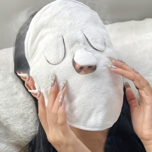 Toalla de cuidado facial reutilizable para vapor caliente y frío