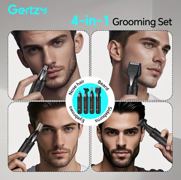 Kit de Afeitadora Eléctrica Para Hombres