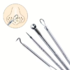 Juego de 4 herramientas para Limpieza Facial de poros y espinillas