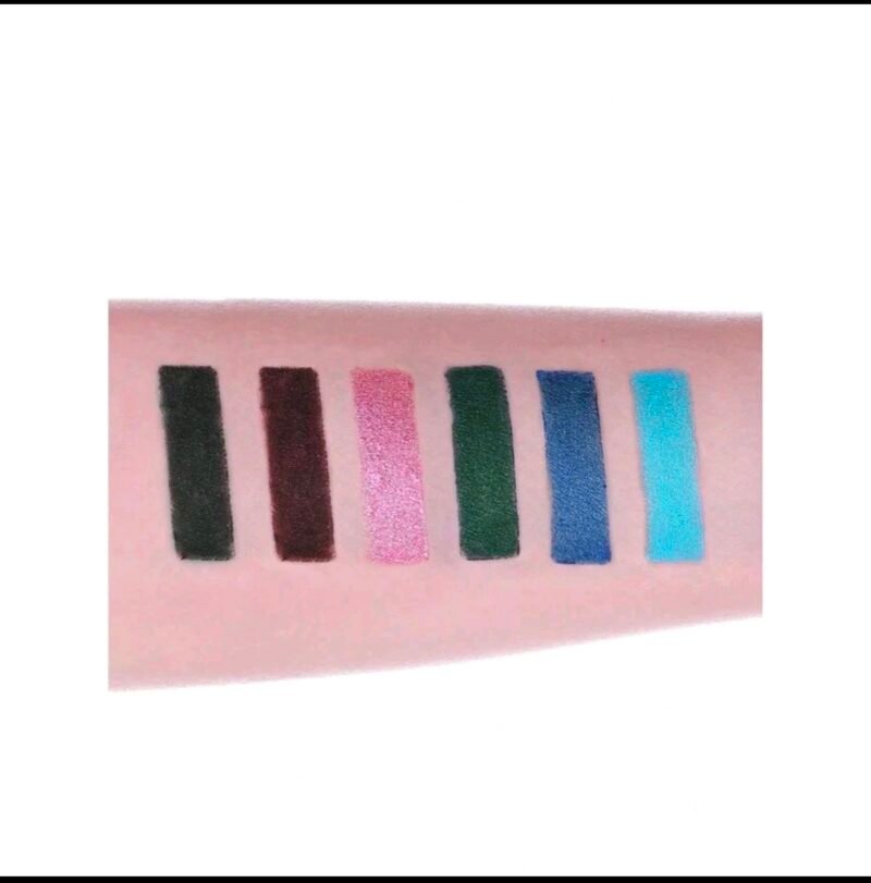 Set de 6 Delineadores Metálicos para Ojos y Labios Davis
