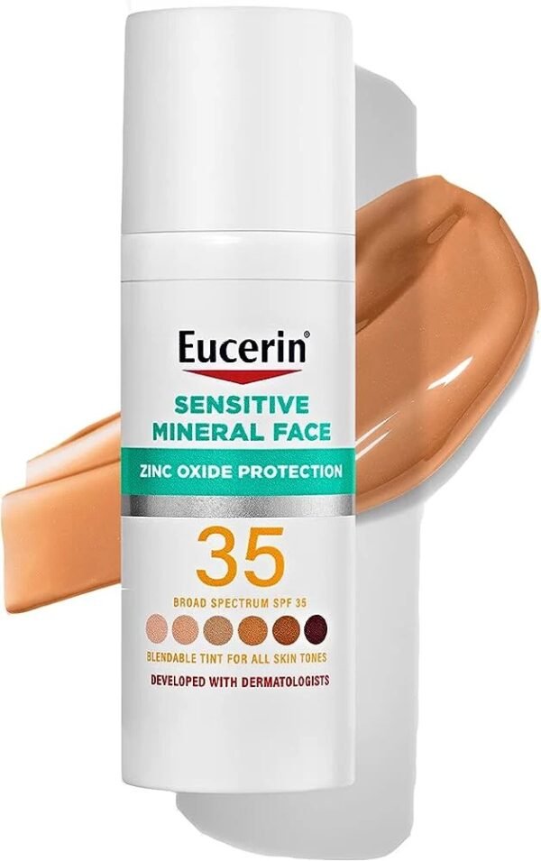 Eucerin Tinted Sensitive Mineral Sunscreen SPF35