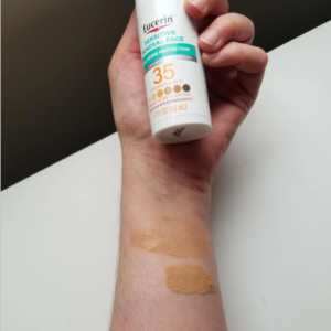 spf35 Eucerin Tinted Sensitive Mineral Sunscreen SPF35