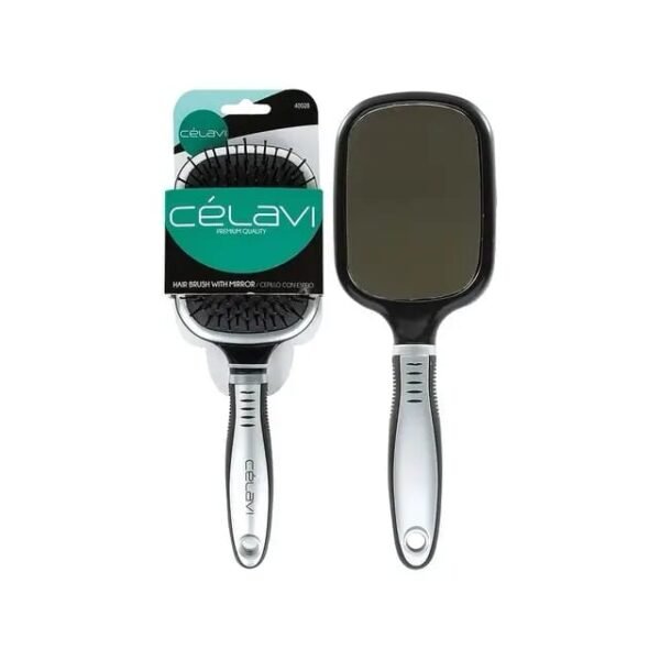 Cepillo para cabello con espejo