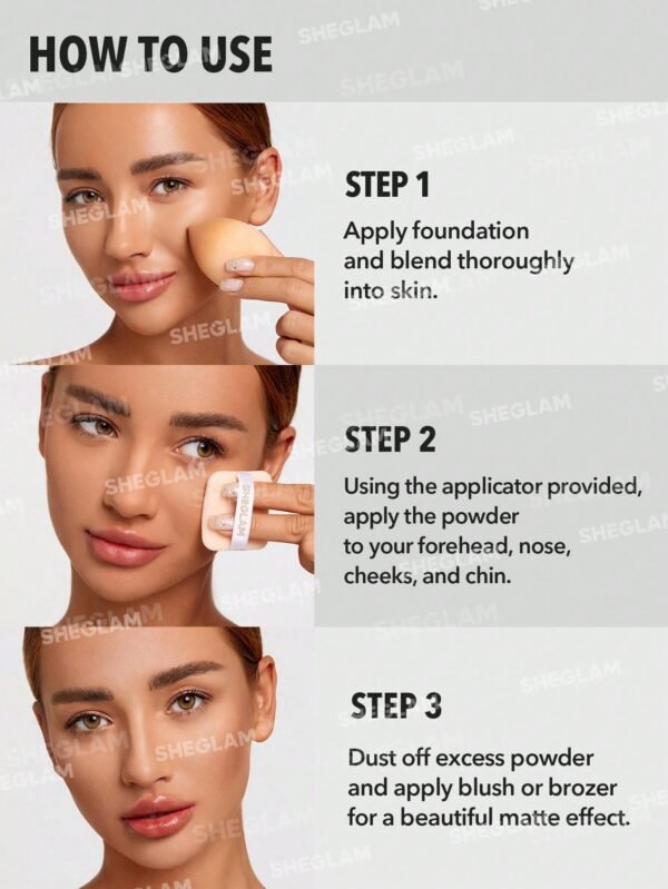 Sheglam oil control powder / polvos compactos