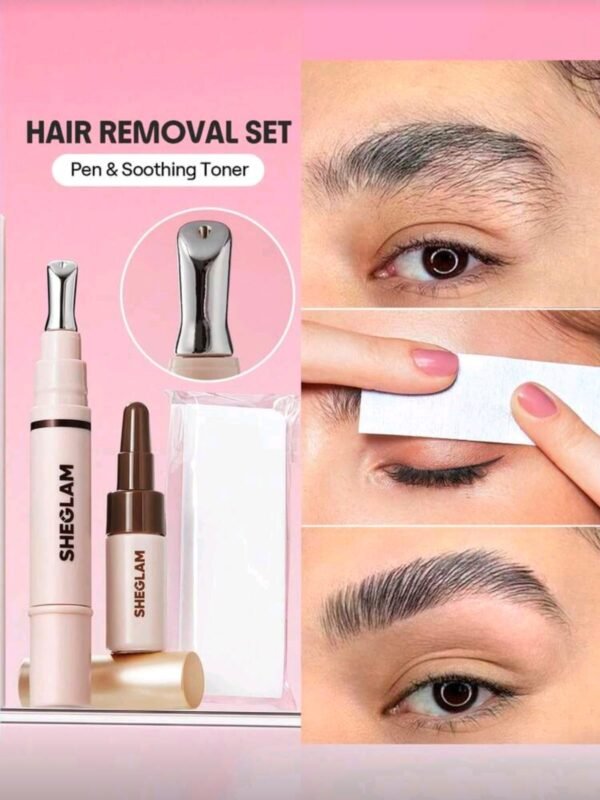EZ control hair removal and soothing toner/ Lápiz y tónico depilador de cejas SHEGLAM