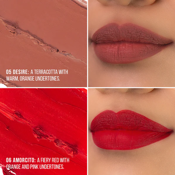 5 y 6 Italia Deluxe Locked in Place Matte Lippies