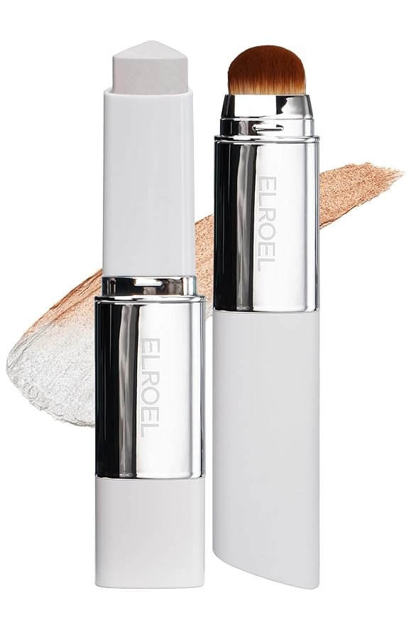 tono 203 ELROEL Blanc Cover Cream Stick V White | Base Coreana en Barra con Brocha