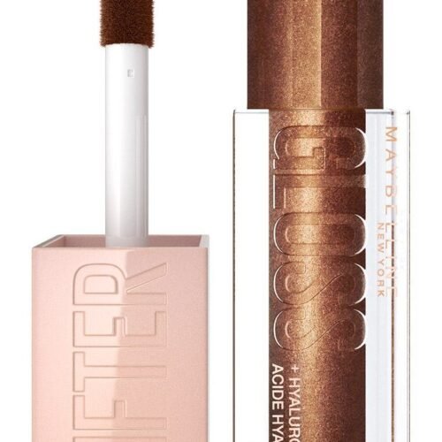 Maybelline Lifter Gloss Dorado Neutro | Brillo Labial con Ácido Hialurónico