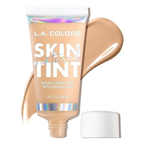 L.A. COLORS Natural Skin Tint | Tinte Ligero para Rostro con Ácido Hialurónico