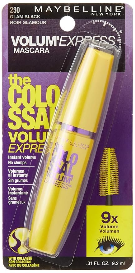 81eH1PWURML._SY879_ Maybelline The Colossal Volum’ Express Mascara 231 Classic Black | Máscara de Pestañas Voluminizadora