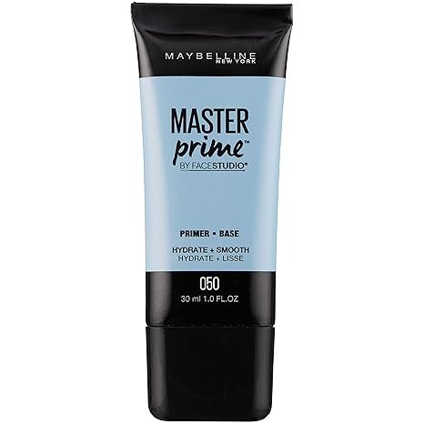 Maybelline Master Prime 050 Hydrate + Smooth | Prebase de Maquillaje Hidratante para Rostro