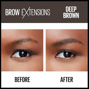 91h7xjv475L._SX466_ Maybelline Brow Extensions Deep Brown 260 | Crayón de Pomada con Fibras para Cejas