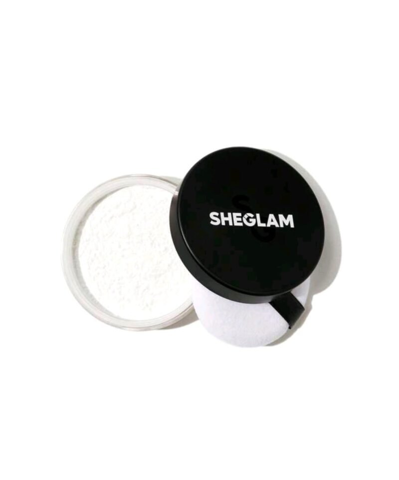SHEGLAM Baked Glow Setting Powder Translucent | Polvos Sueltos Fijador Translúcido