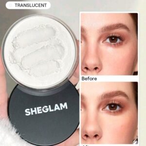SHEGLAM Baked Glow Setting Powder Translucent | Polvos Sueltos Fijador Translúcido