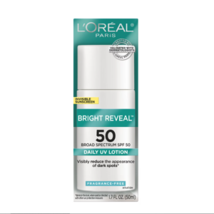 Captura de pantalla 2026-05-23 101203 L’Oréal Paris Bright Reveal Daily UV Lotion SPF 50 1.7 oz| Protector Solar Facial SPF 50 con Antioxidantes para Manchas