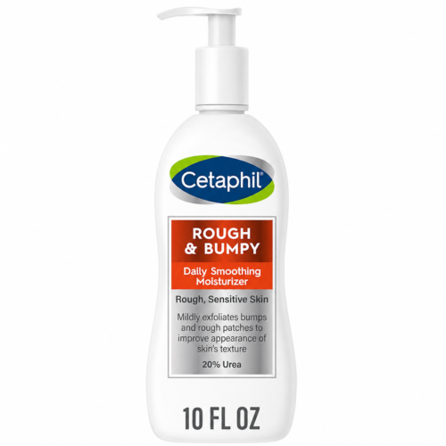 ChatGPT Image 23 may 2026, 09_23_04 (7) Cetaphil Daily Smoothing Moisturizer Rough & Bumpy Skin 10 oz or 296ml | Crema Corporal Cetaphil con 20% Urea para Piel Áspera y Textura Irregular