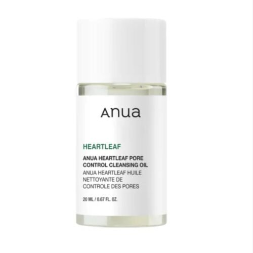 Anua Heartleaf Pore Control Cleansing Oil Mini 20 ml | Aceite Limpiador Facial Anua Heartleaf para Poros, Maquillaje e Impurezas