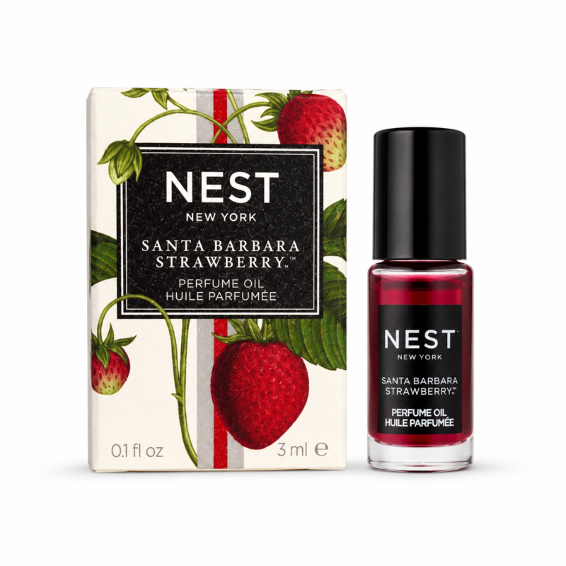 Mini NEST New York Santa Barbara Strawberry Perfume Oil 3 ml | Aceite de Perfume Mini de Fresa Santa Barbara
