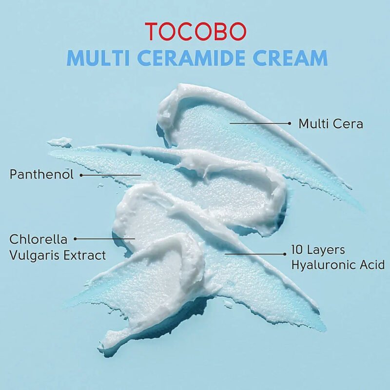 TOCOBO Multi Ceramide Cream 50 ml | Crema Coreana con Ceramidas para Barrera de la Piel