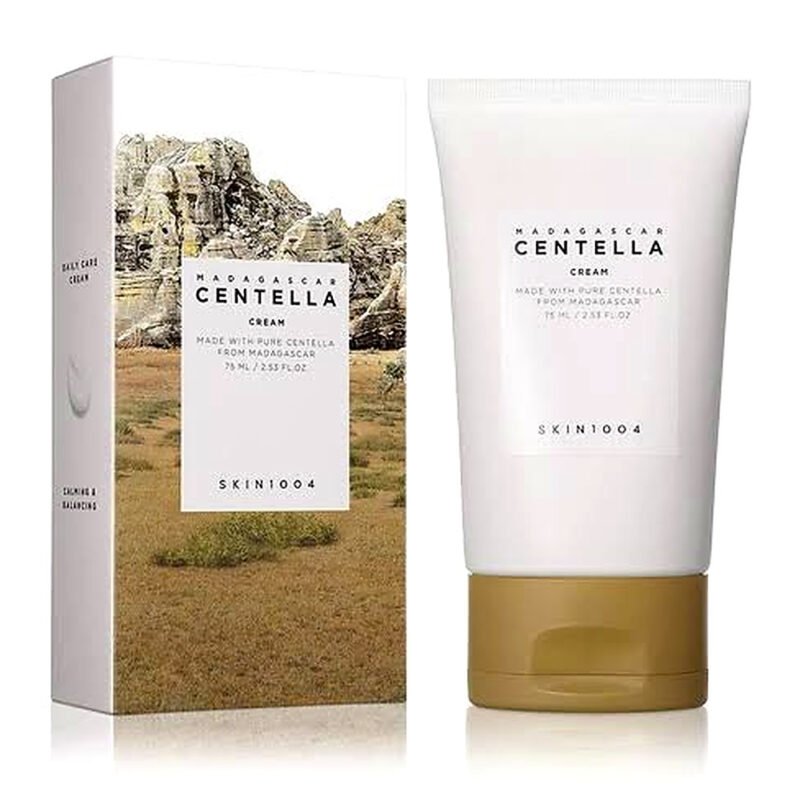 11_skin1004_centella_cream_caja SKIN1004 Madagascar Centella Cream 75 ml | Crema Hidratante Coreana Calmante para Piel Sensible