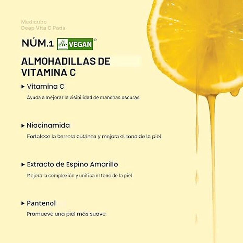 18_medicube_deep_vita_c_ingredientes Medicube Deep Vita C Pad 70 Pads | Pads Coreanos con Vitamina C para Manchas y Luminosidad