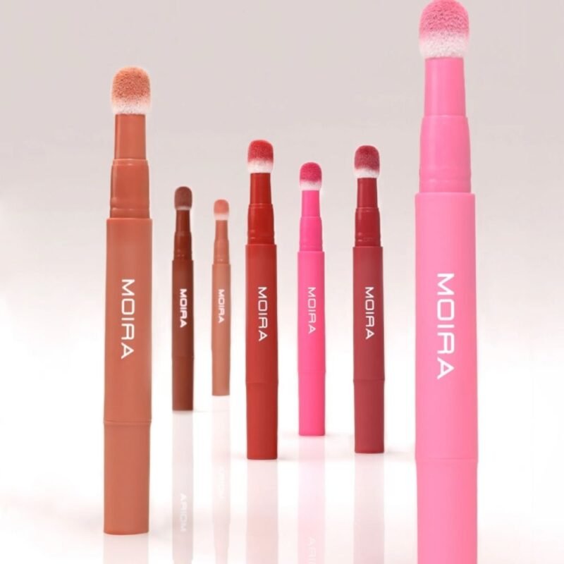 7 Moira Cushion Kiss Lip Cream en 16 Tonos | Labial Cremoso Moira de Acabado Suave Mate para Labios