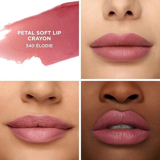 Laura Mercier Petal Soft Lipstick Crayon Tono Elodie 340  | Labial Crayón Cremoso para Labios