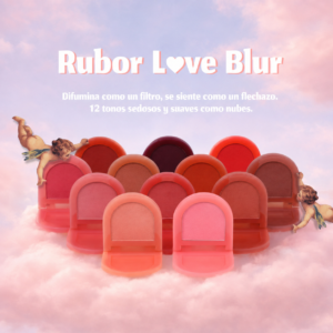 Moira Love Blur Blush en 6 Tonos | Rubor Cream-to-Powder Moira de Acabado Mate Difuminado para Mejillas
