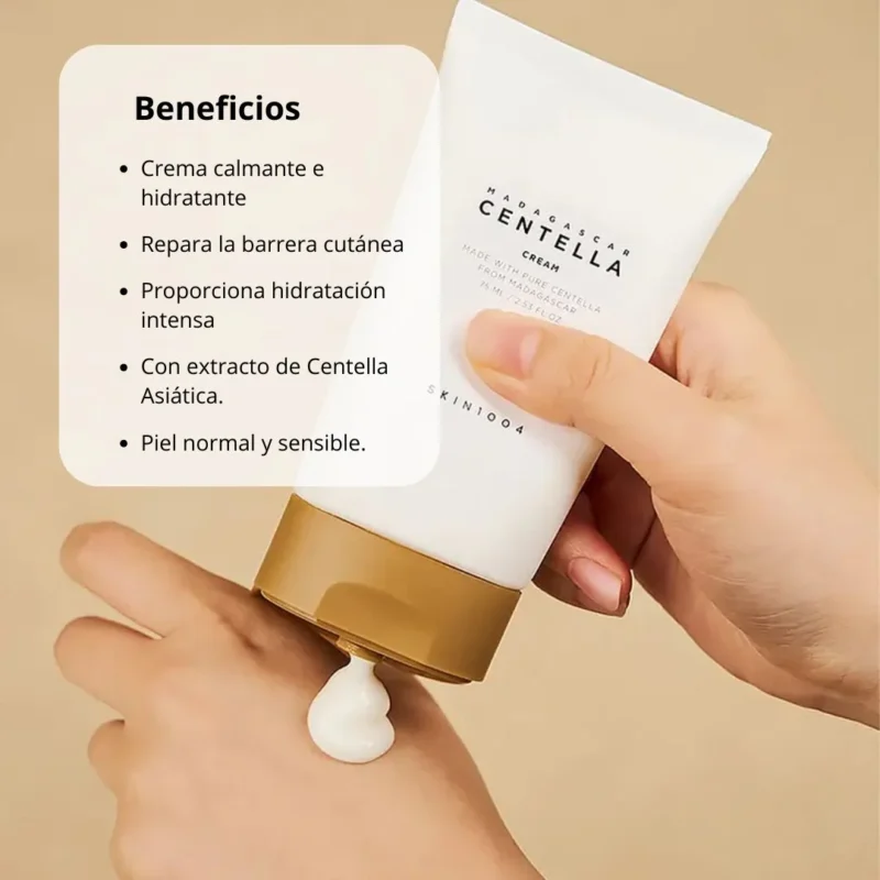 SKIN1004MadagascarCentellaCream2_1200x SKIN1004 Madagascar Centella Cream 75 ml | Crema Hidratante Coreana Calmante para Piel Sensible