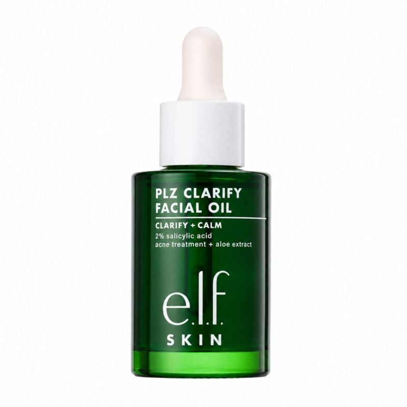 e.l.f. SKIN PLZ Clarify Facial Oil | Aceite Facial Clarificante con Ácido Salicílico y Aloe