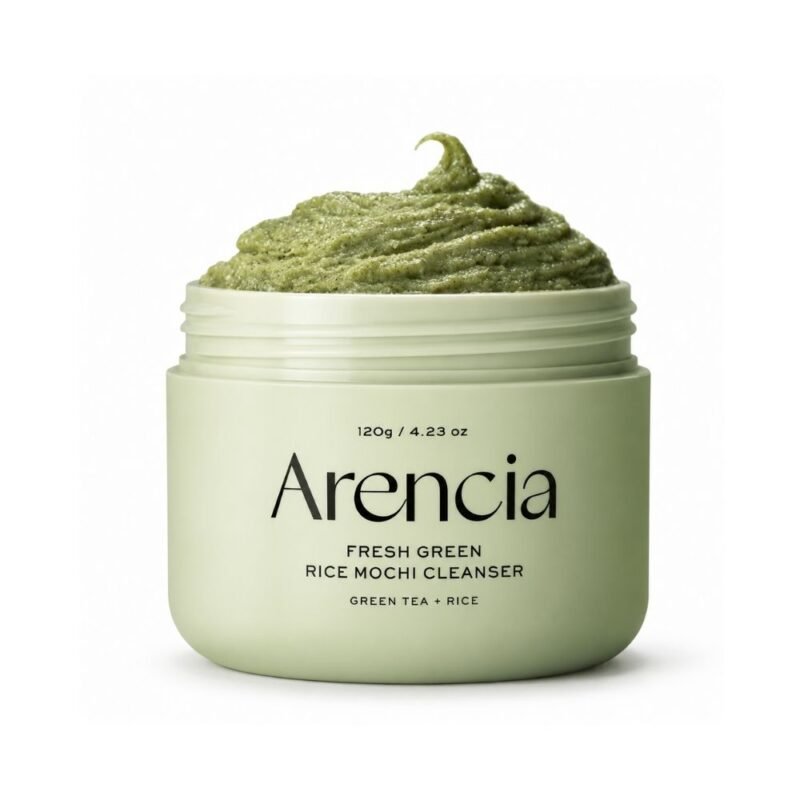 10 Arencia Fresh Green Rice Mochi Cleanser 120 g | Limpiador Facial Coreano con Green Tea + Rice