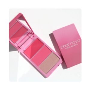 nova Pear Nova Cheek Palette Pink 12 g | Paleta de Rubor e Iluminador en Crema, Mate y Perlado